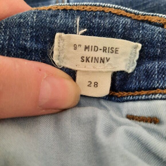 Madewell Mid-Rise Skinny Jeans size 28 - Picture 7 of 8